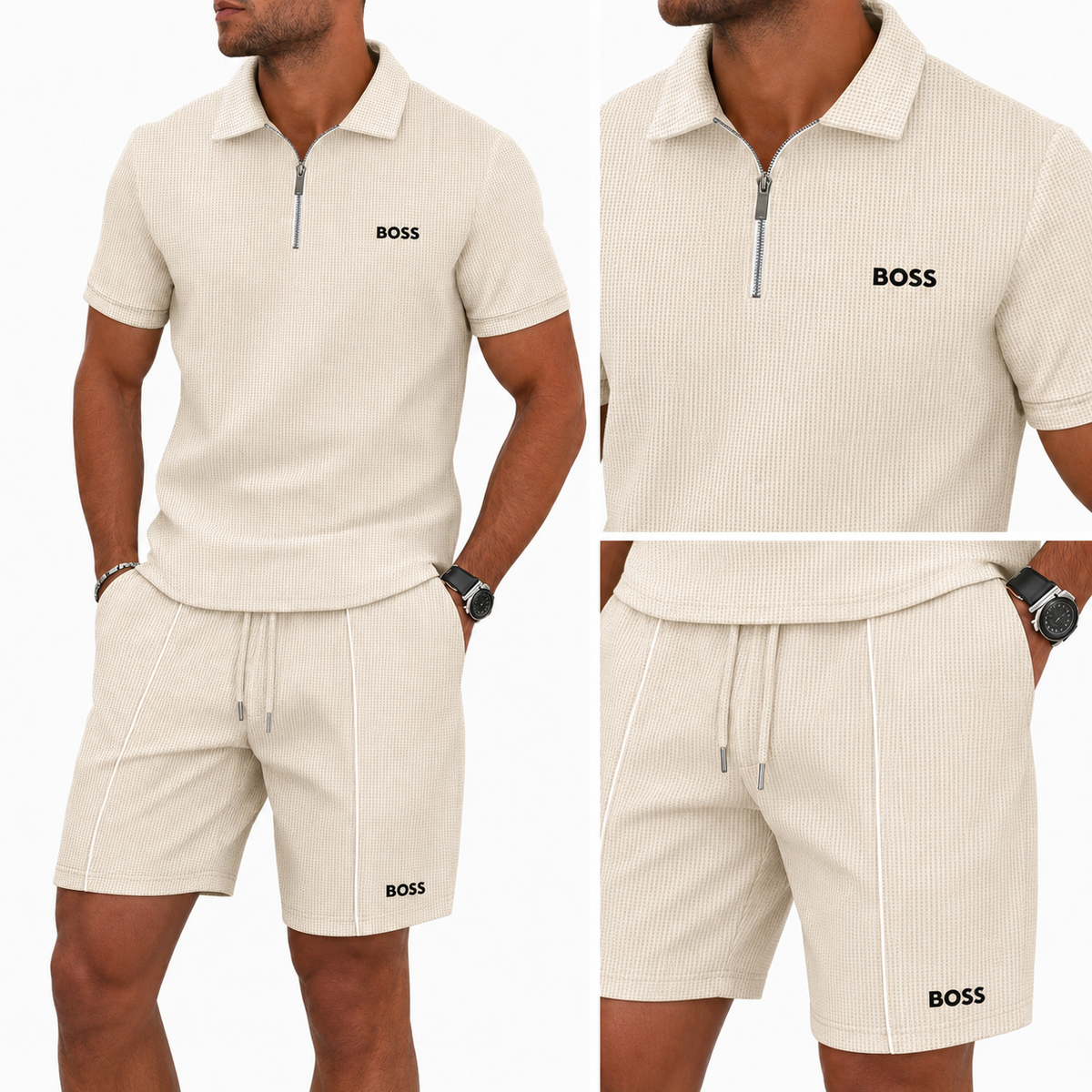 Ensemble Polo Zippé Sport (1 ACHETÉ, 1 OFFERT)