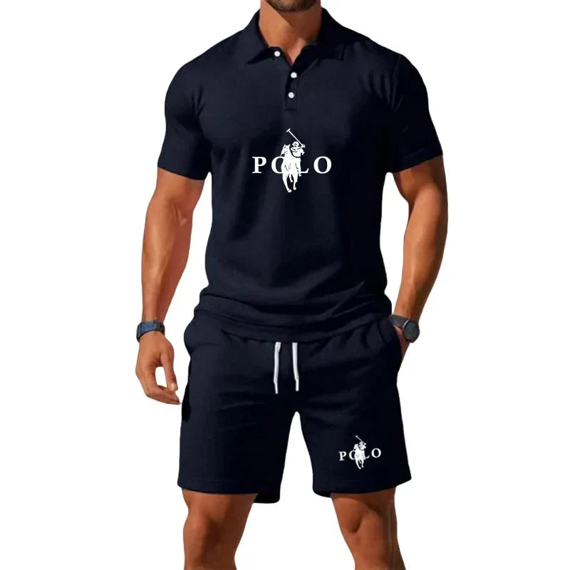Ensemble polo demi-zip