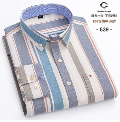 Chemise Oxford manches longues
