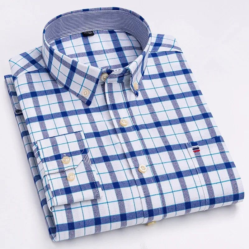 Chemise Oxford manches longues