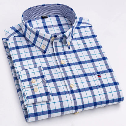 Chemise Oxford manches longues