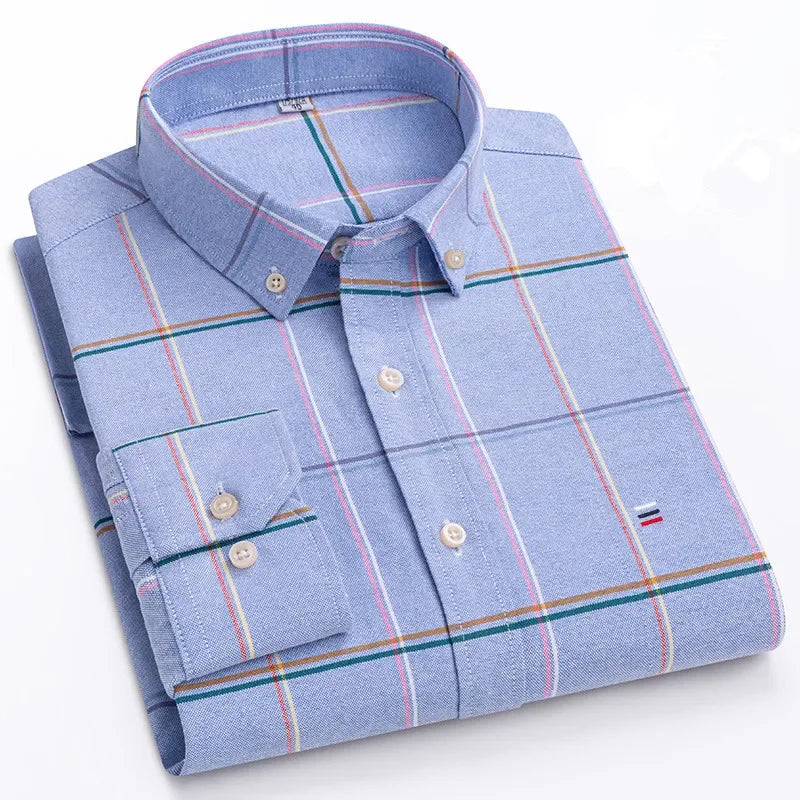 Chemise Oxford manches longues