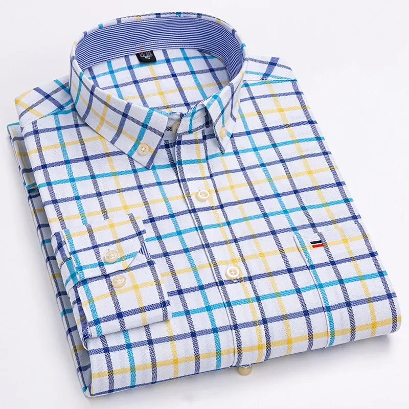 Chemise Oxford manches longues