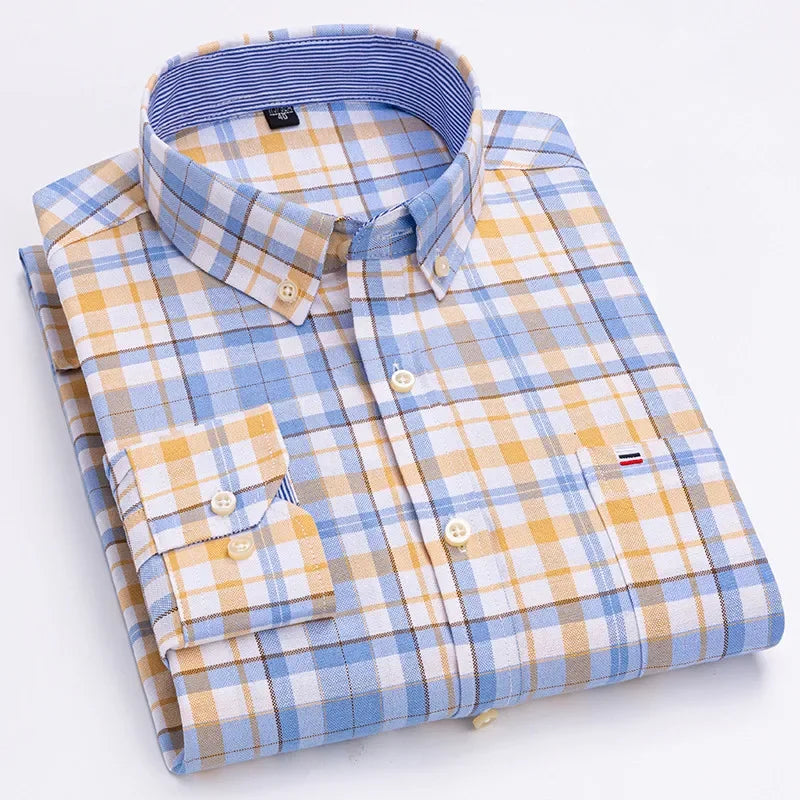 Chemise Oxford manches longues