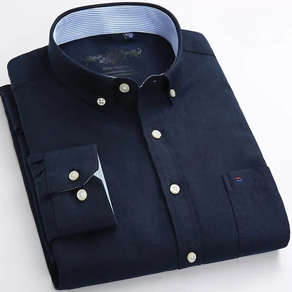Chemise Oxford manches longues