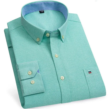 Chemise Oxford manches longues