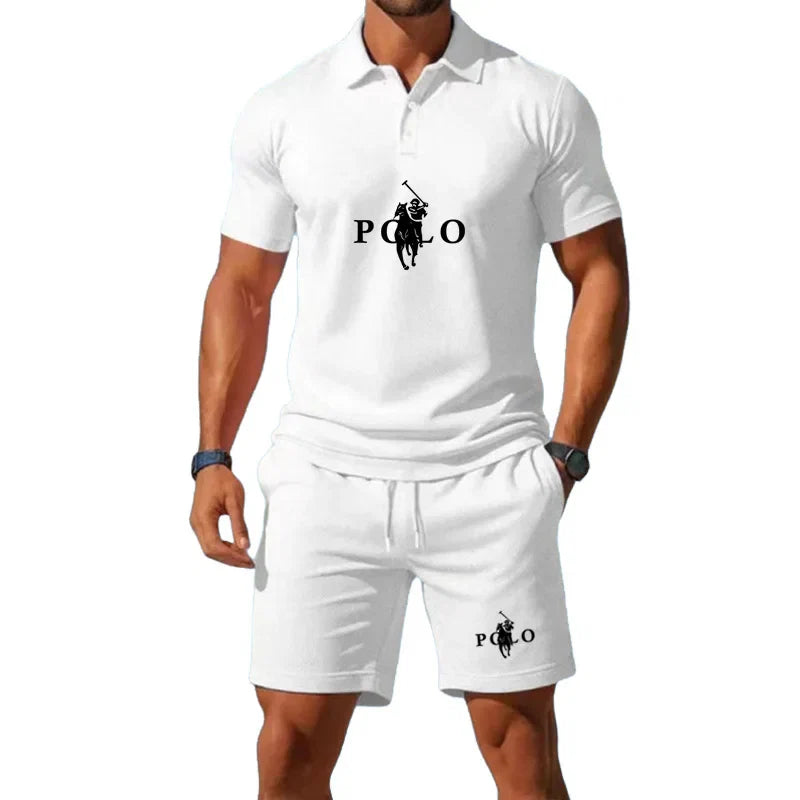 Ensemble polo demi-zip