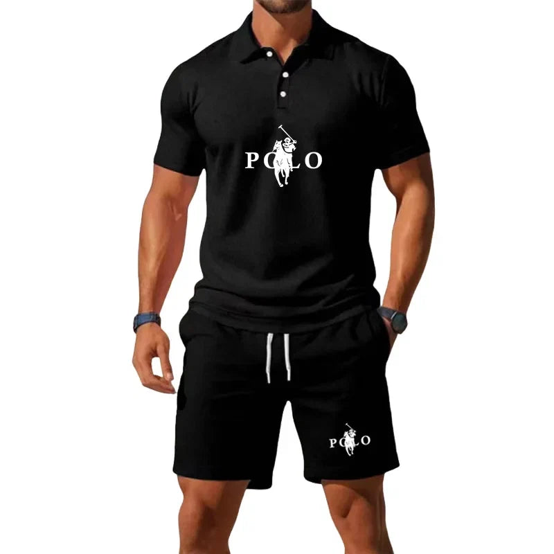 Ensemble polo demi-zip