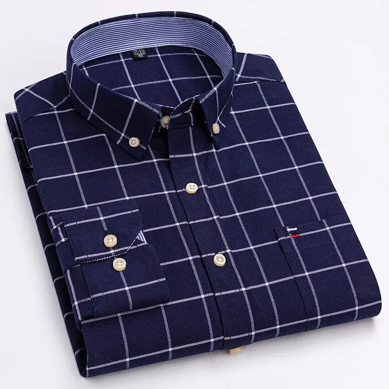Chemise Oxford manches longues