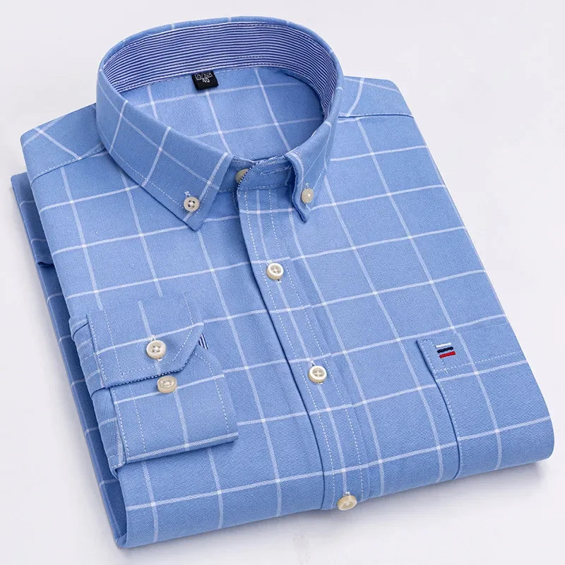 Chemise Oxford manches longues