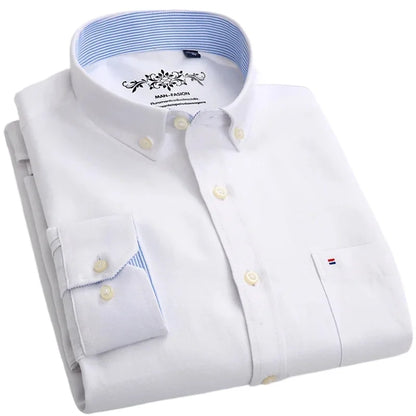 Chemise Oxford manches longues