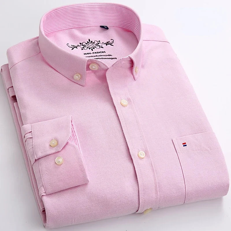 Chemise Oxford manches longues