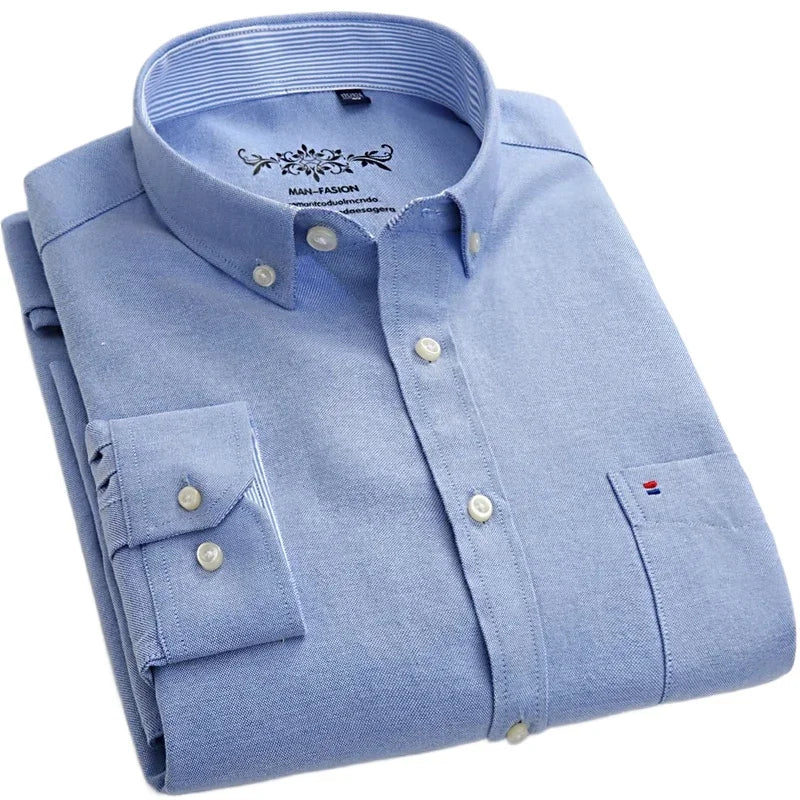 Chemise Oxford manches longues