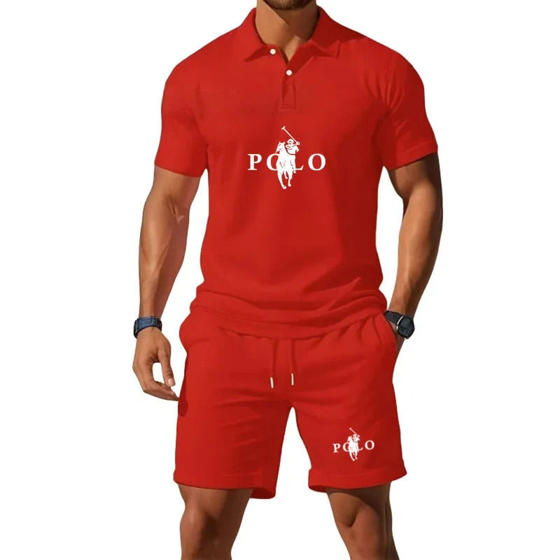 Ensemble polo demi-zip