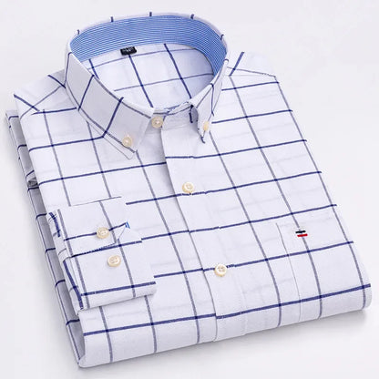 Chemise Oxford manches longues