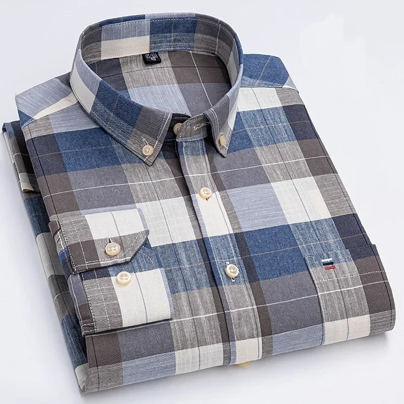 Chemise Oxford manches longues