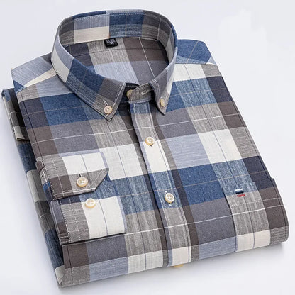 Chemise Oxford manches longues